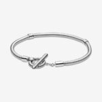 Pulsera Diseño Cadena de Serpiente Plata de Pandora: Elegancia a Precio Irresistible