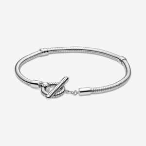 Pulsera Diseño Cadena de Serpiente Plata de Pandora: Elegancia a Precio Irresistible
