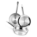 sartenes de acero inoxidable Profesional Bra